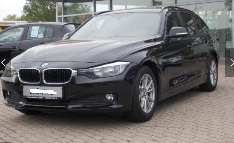 Left hand drive BMW 3 SERIES 318 D Touring